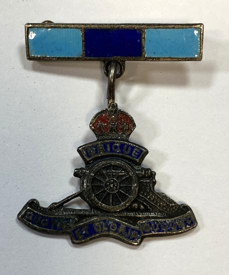 WW2 British Royal Artillery Sweetheart Lapel Badge