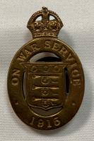 WW1 British On War Service 1915 Badge
