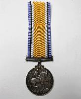 WW1 British War Medal to 10th Battalion Scottish Rifles ( KIA )