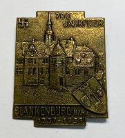 WW2 German 700 Jahrfeier Blankenburg 1237-1937 Badge