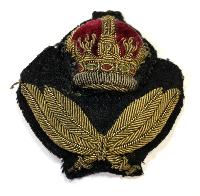 WW2 British RAF Officer's Cap Badge