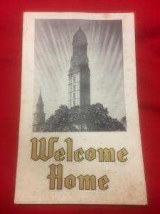 WW2 British Greenock Welcome Home Card 