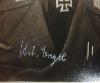 WW2 German Knights Cross Winner Heinrich Engel Signed Photograph  