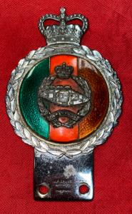 British Royal Tank Corp Car Badge