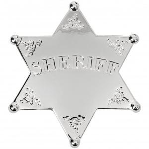 Code: G7101 Replica Silver Sheriff Star Badge 