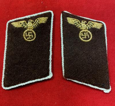 Replica WW2 German NSDAP Political District Leader's Collar Tabs 