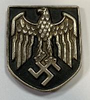 Replica WW2 German Pith Helmet Eagle Shield