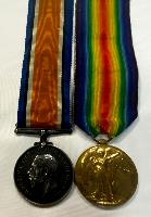 WW1 British KOSB War Medal & A&SH K.I.A. Victory Medal