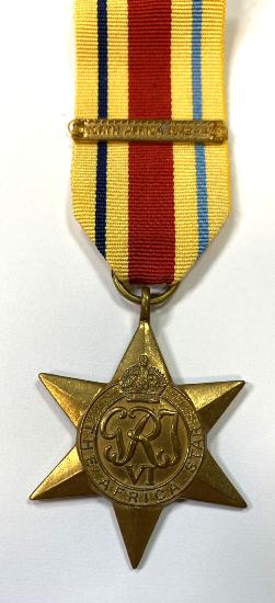 WW2 British Africa Star With North Africa 1942-43 Clasp